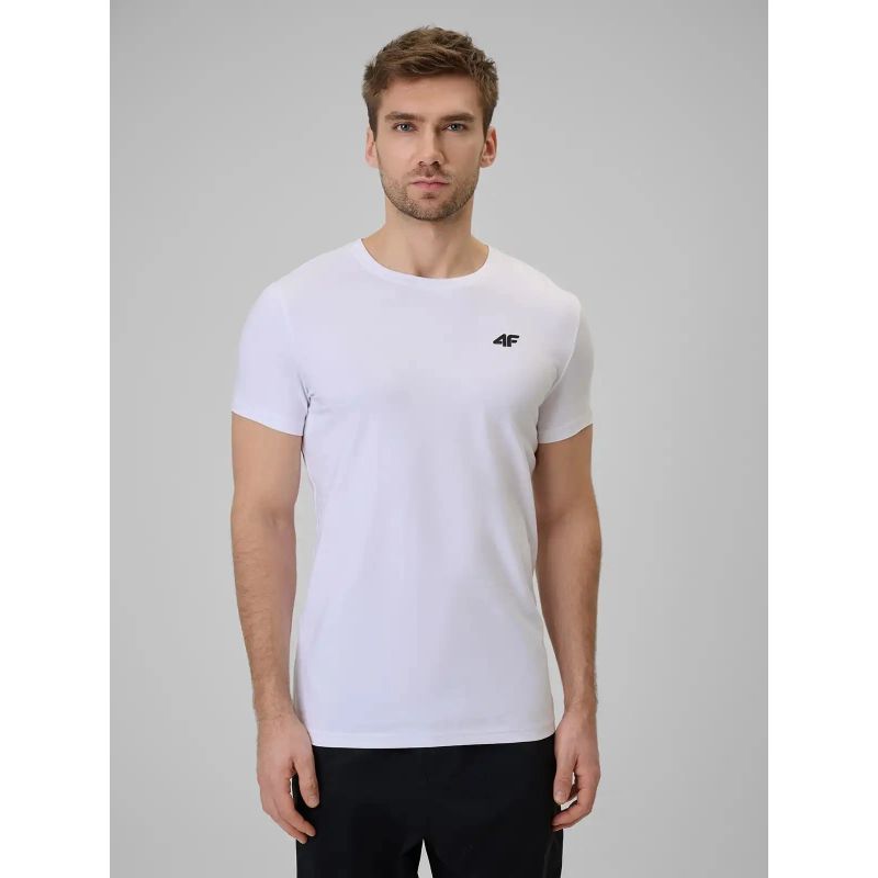 4F Men's plain cotton T-shirt 5xl férfi 4FWMM00TTSHM3340-10S