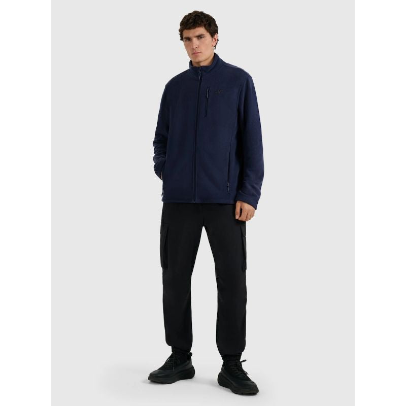 4F Men’s Regular-Fit Fleece with Stand Collar 2xl polár pulóver 4FRMM00TFLEM435-31S