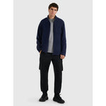 4F Men’s Regular-Fit Fleece with Stand Collar 2xl polár pulóver 4FRMM00TFLEM435-31S