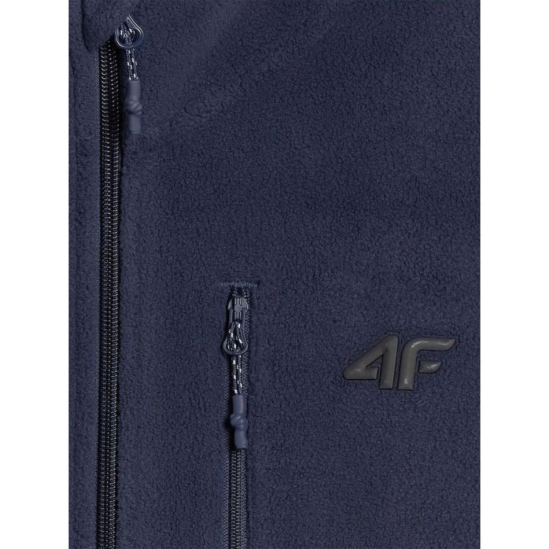 4F Men’s Regular-Fit Fleece with Stand Collar 2xl polár pulóver 4FRMM00TFLEM435-31S