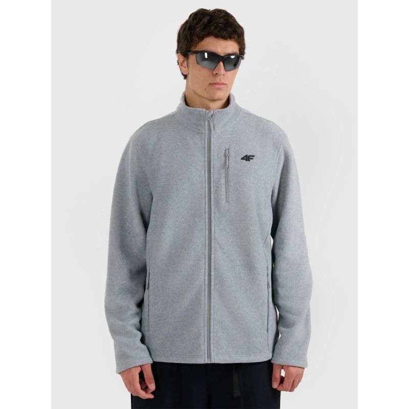 4F Men’s Regular-Fit Fleece with Stand-Up Collar 3xl dzseki 4FRMM00TFLEM435-27M