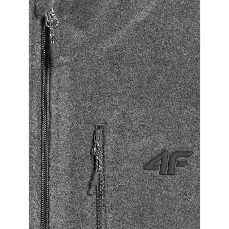 4F Men's Regular Fit Fleece with Stand-Up Collar 3xl férfi dzseki 4FRMM00TFLEM435-23M