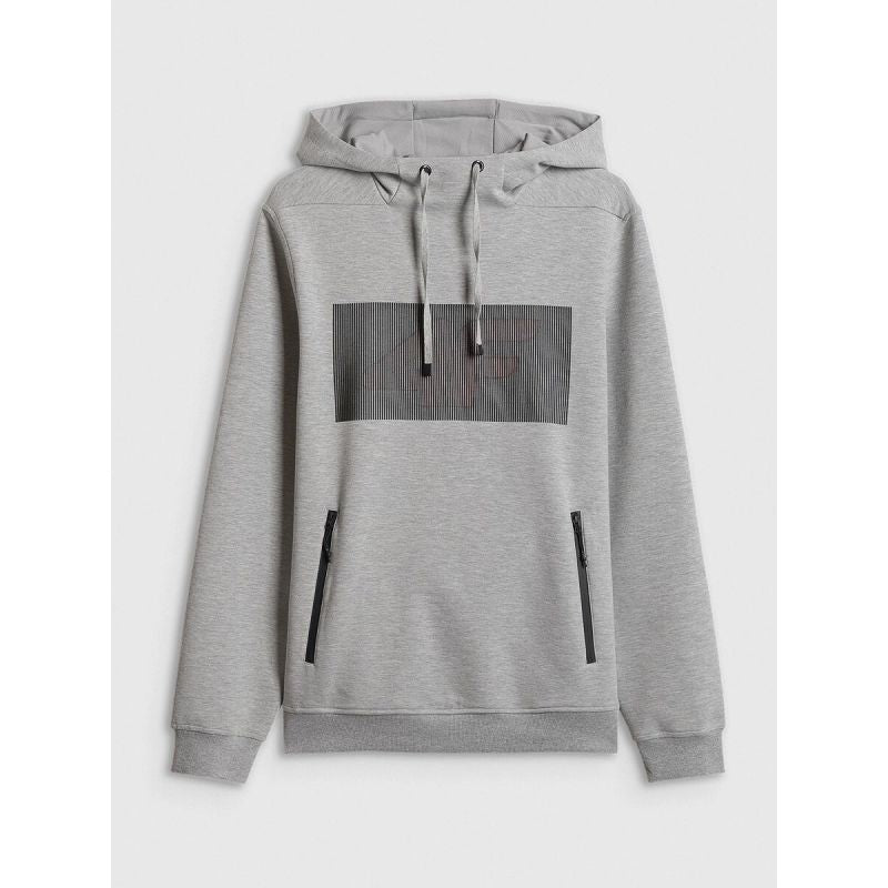 4F Men's regular hooded sweatshirt férfi pulóver 4FRSS26TSWSM2975-27M