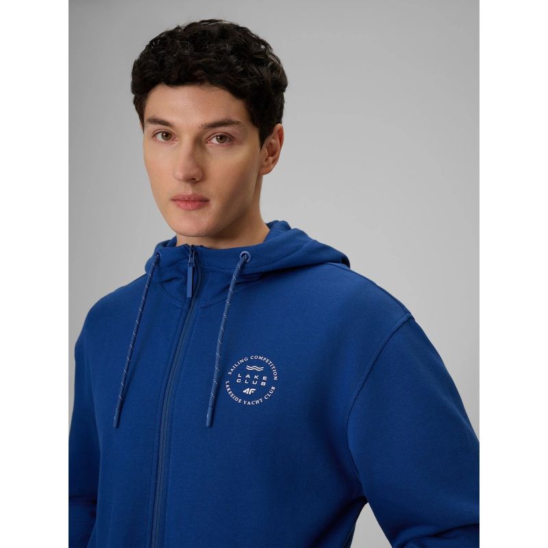 4F Men's regular hooded sweatshirt férfi pulóver 4FRSS26TSWSM2978-033S