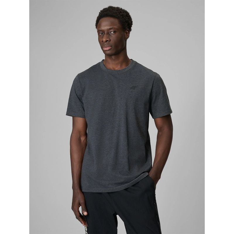 4F Men's regular plain T-shirt férfi póló 4FRMM00TTSHM4192-23M
