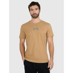 Men's regular printed T-shirt 4F 4FRAW25TTSHM3377-83S férfi póló