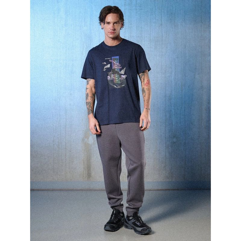 4F Men's regular printed T-shirt férfi póló 4FRSS26TTSHM3659-31S