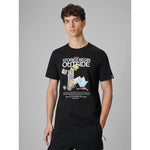 4F Men's regular printed T-shirt férfi póló 4FRSS26TTSHM3811-20S