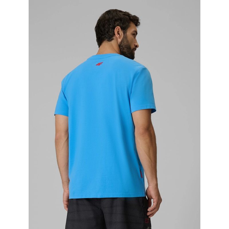 4F Men's regular printed T-shirt férfi póló 4FRSS26TTSHM4039-33S