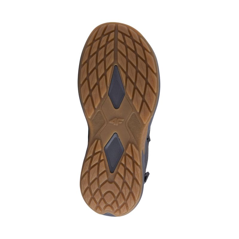 4F Men's sandals M1118 dark gray 23S szürke férfi 4FWSS26FSANM11823S Szandál