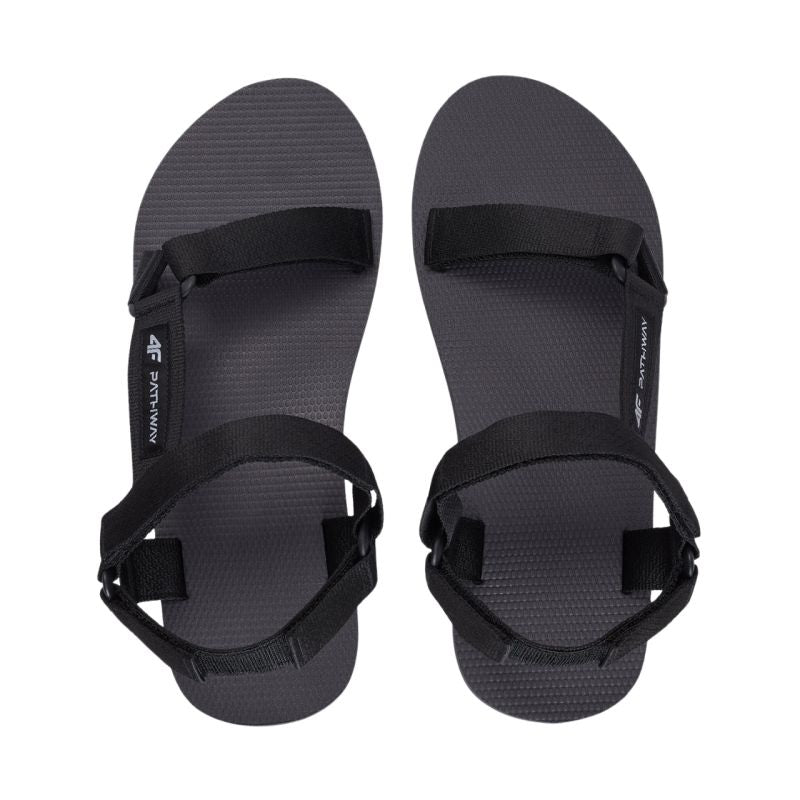 4F Men's sandals M1119 dark gray 23S szürke férfi 4FWSS26FSANM11923S Szandál