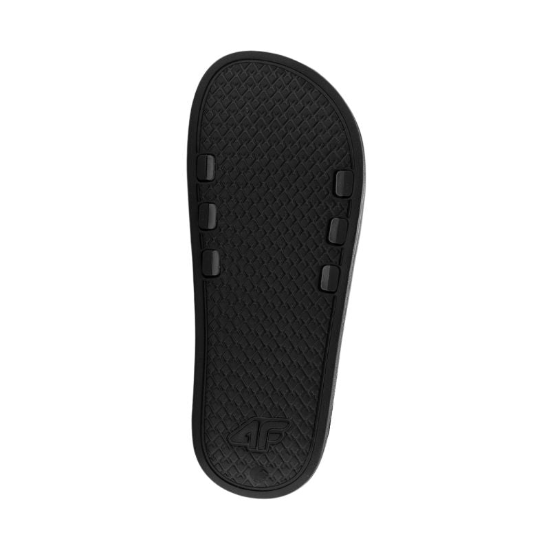 4F Men's slides M037 deep 20S fekete férfi papucs 4FWSS26FSLIM03720S