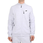 Men's sweatshirt 4F M2547 cool light melange 4FWMM00TSWSM2547 27M szürke férfi kapucnis pulóver