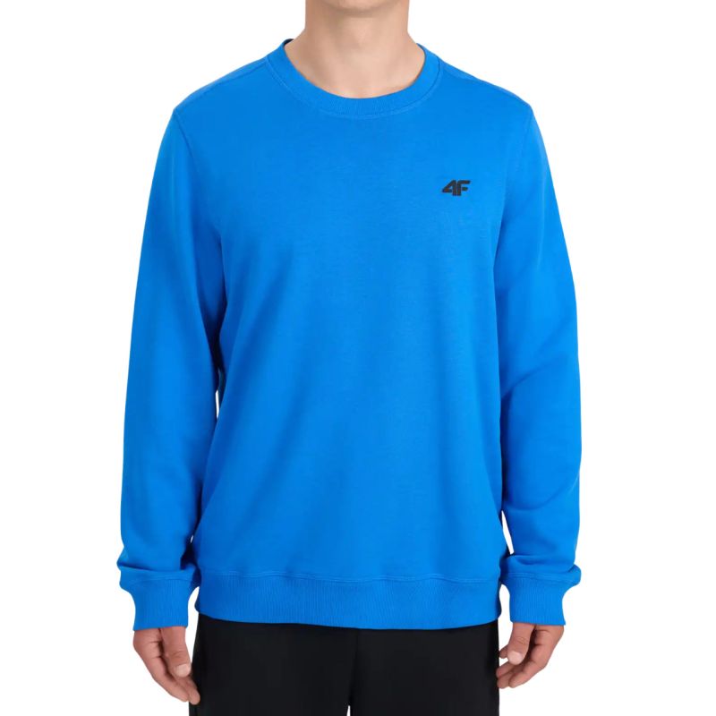 4F Men's sweatshirt M2134 33S kék férfi pulóver 4FWSS26TSWSM213433S