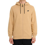 4F Men's sweatshirt M2551 beige 83S bézs férfi pulóver 4FWSS26TSWSM255183S