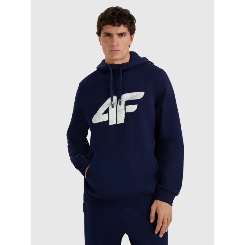 Men's sweatshirt with hood, open, 4F 4FRMM00TSWSM2477-31S 2xl férfi kapucnis pulóver