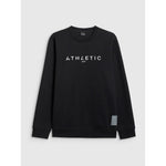 Men's sweatshirt without zipper and hood 4F 4FRAW25TSWSM2573-20S férfi kapucnis pulóver