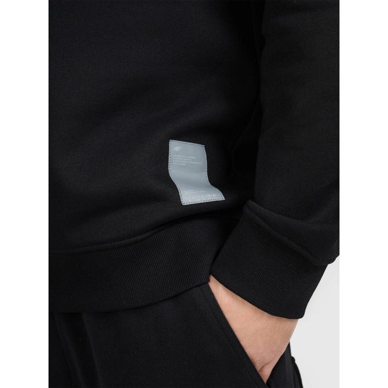 Men's sweatshirt without zipper and hood 4F 4FRAW25TSWSM2573-20S férfi kapucnis pulóver