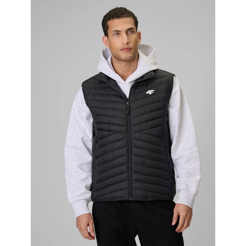 Men's synthetic-filled vest 4F 4FWSS26TVJAM345-20S férfi mellény