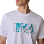 4F Men's T-shirt M2823 white 10S fehér férfi póló 4FWSS26TTSHM282310S