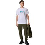 4F Men's T-shirt M2823 white 10S fehér férfi póló 4FWSS26TTSHM282310S