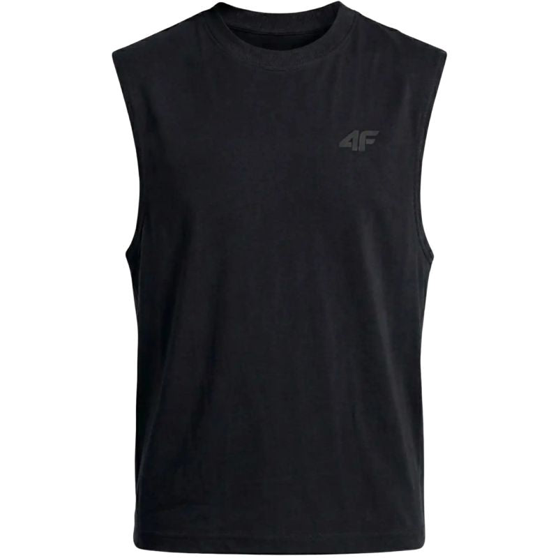 4F Men's T-shirt M306 deep 20S fekete férfi 4FWMM00TSLEM30620S