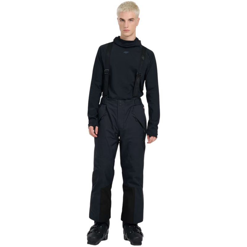 4f Men's thermal sweatshirt M100 deep black férfi 4FWAW25UBRUM10020S