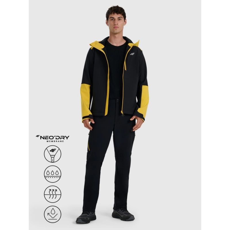 4f Men's windproof membrane 8000 softshell férfi Dzseki 4FRAW25TSOFM506-71S
