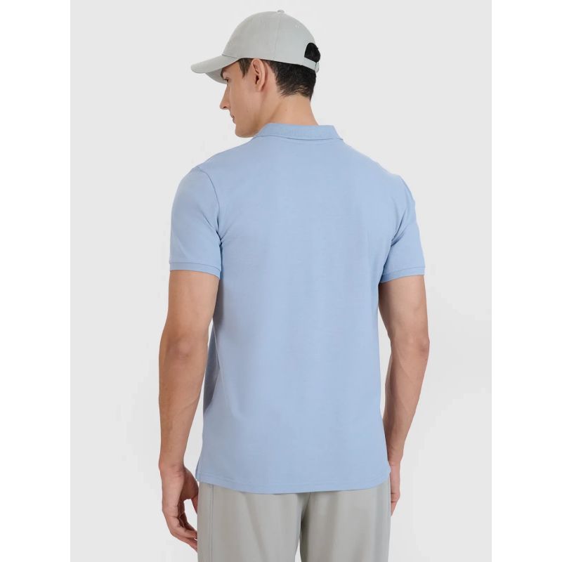 póló shirt 4F M férfi galléros póló 4FWSS25TPTSM407-34S