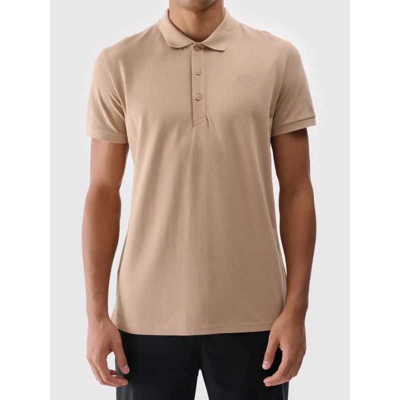 póló shirt 4F M férfi galléros póló 4FWSS25TPTSM407-83S