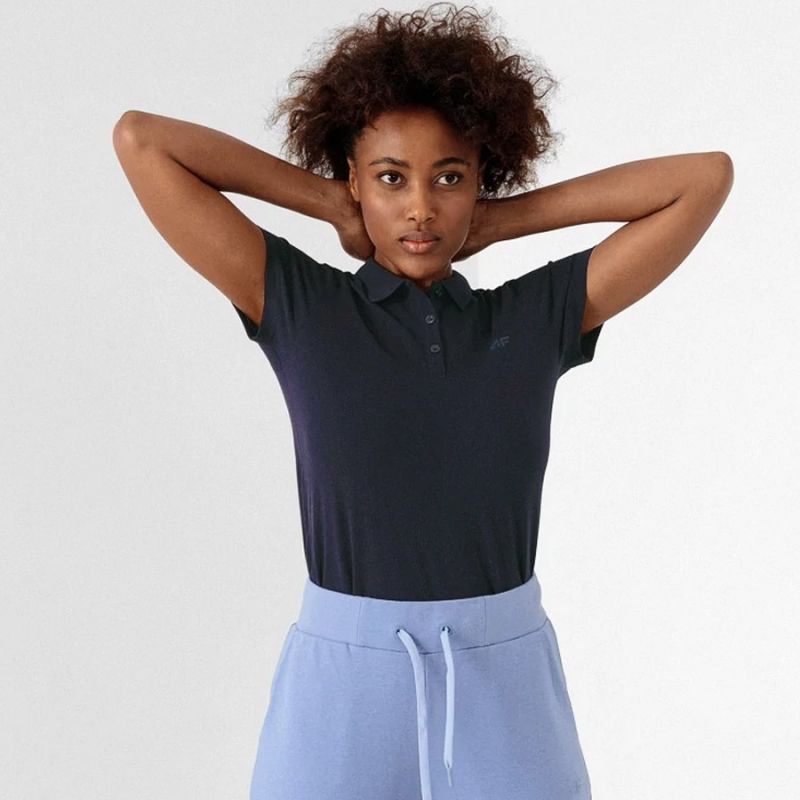 póló shirt 4F W női galléros póló NOSH4-TSD35531S