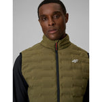 4F PRO trekking vest with Primaloft filling for men 4F 4FWSS26TVJAM343-43S ezüst férfi mellény