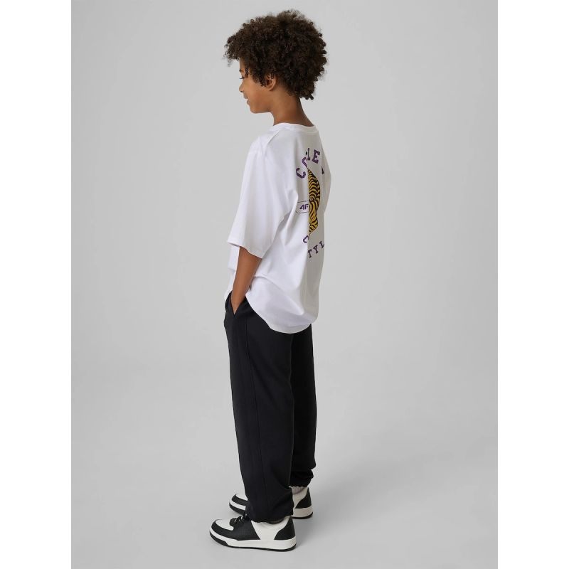 4F Quick-Drying Boys' Jogger Trousers gyerek melegítőnadrág