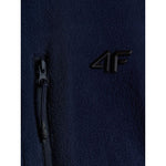 4F Regular fleece with stand-up collar férfi polár pulóver