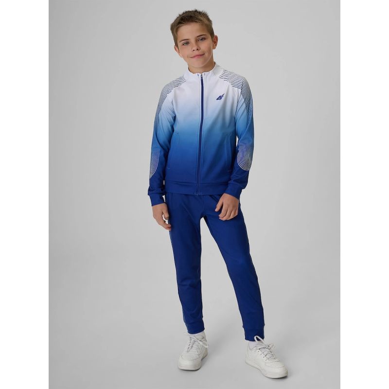 4F Regular sports sweatshirt without hood for boys 158/164 gyerek 4FJRSS26TFSWM1043-90A