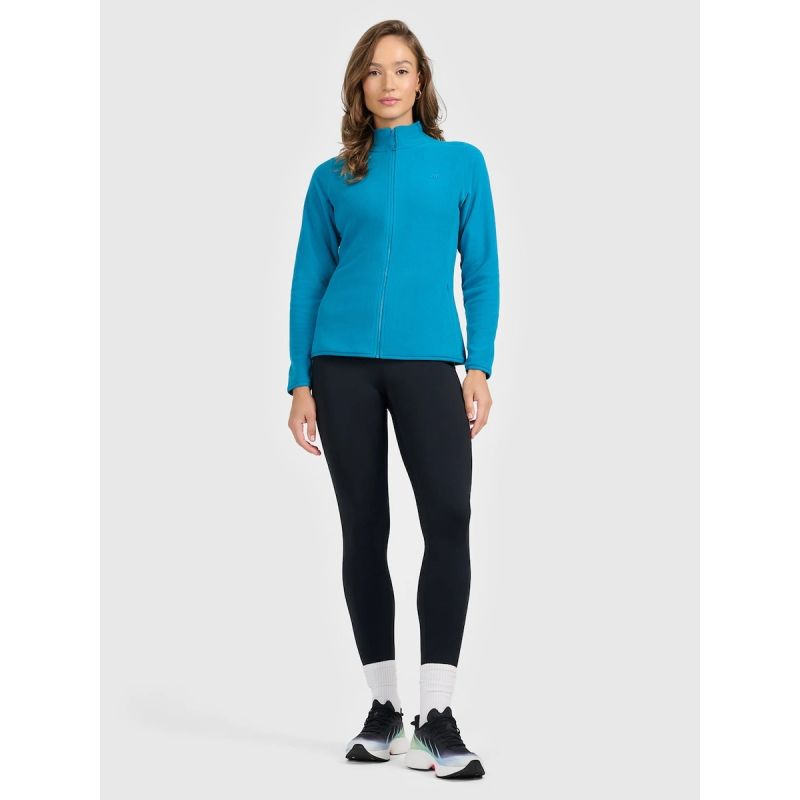 4F Slim-Fit Fleece with Stand-Up Collar női polár pulóver