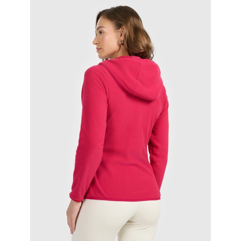4F slim fleece with hood női dzseki