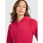 4F slim fleece with hood női dzseki