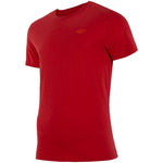 T-shirt 4f Red férfi H4L22TSM352CZERWONY