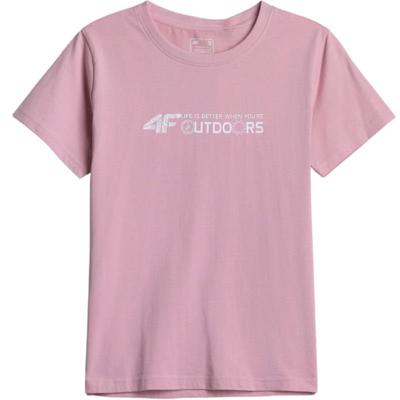 4F T-shirt F3495 Light 56S női póló, rózsaszín