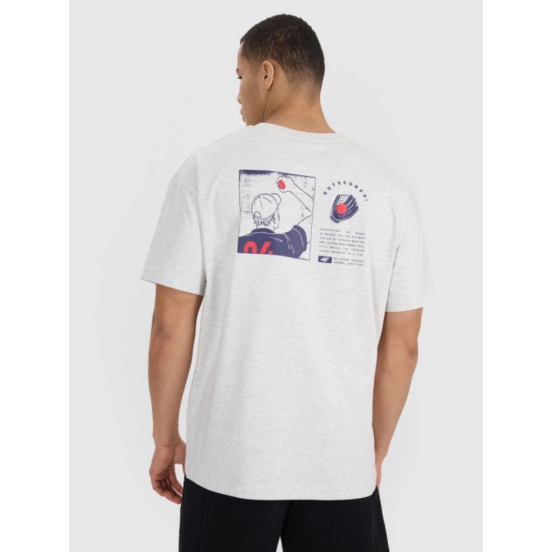 4f T-shirt férfi Póló 4FRSS25TTSHM2981-27M