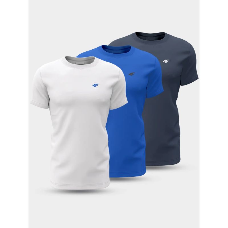 4f T-shirt M 4FWSS24TTSHM1895-91S 3 pack póló - Sportmania.hu