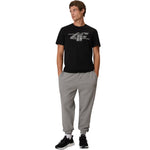 4F T-shirt M3573 Deep 20S férfi póló, fekete