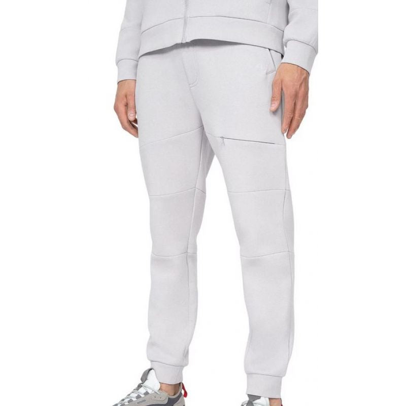 Trousers 4F M 4FSS23TTROM152GRAY férfi nadrág 4FSS23TTROM152SZARY