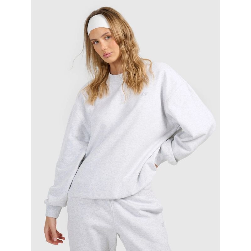 4F Unzipped sweatshirt without hood női pulóver
