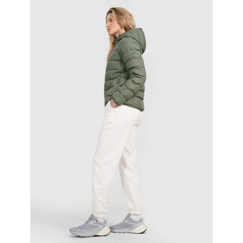 Women's down jacket with natural filling 4F női 4FRAW25TDJAF0800-43S
