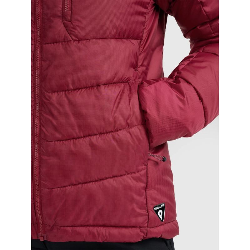 Women's down trekking with Primaloft Silver filling 4F szürke női kabát 4FRAW25TDJAF0792-60S
