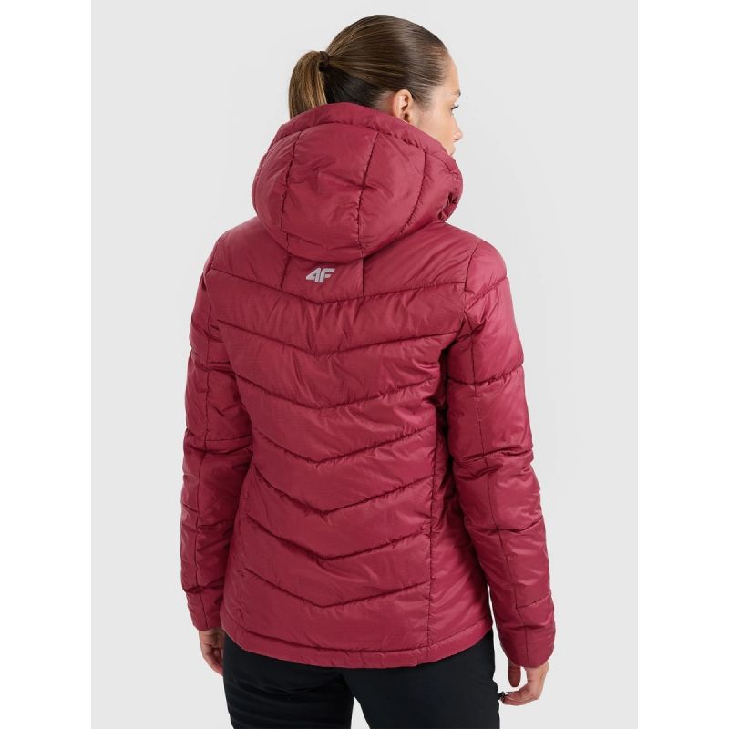 Women's down trekking with Primaloft Silver filling 4F szürke női kabát 4FRAW25TDJAF0792-60S