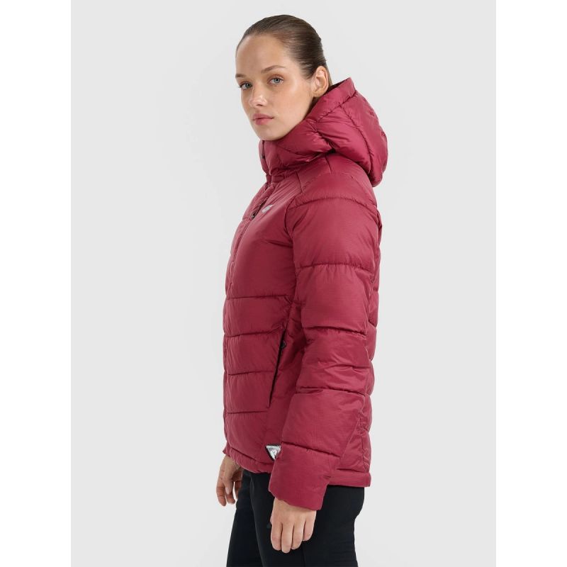 Women's down trekking with Primaloft Silver filling 4F szürke női kabát 4FRAW25TDJAF0792-60S