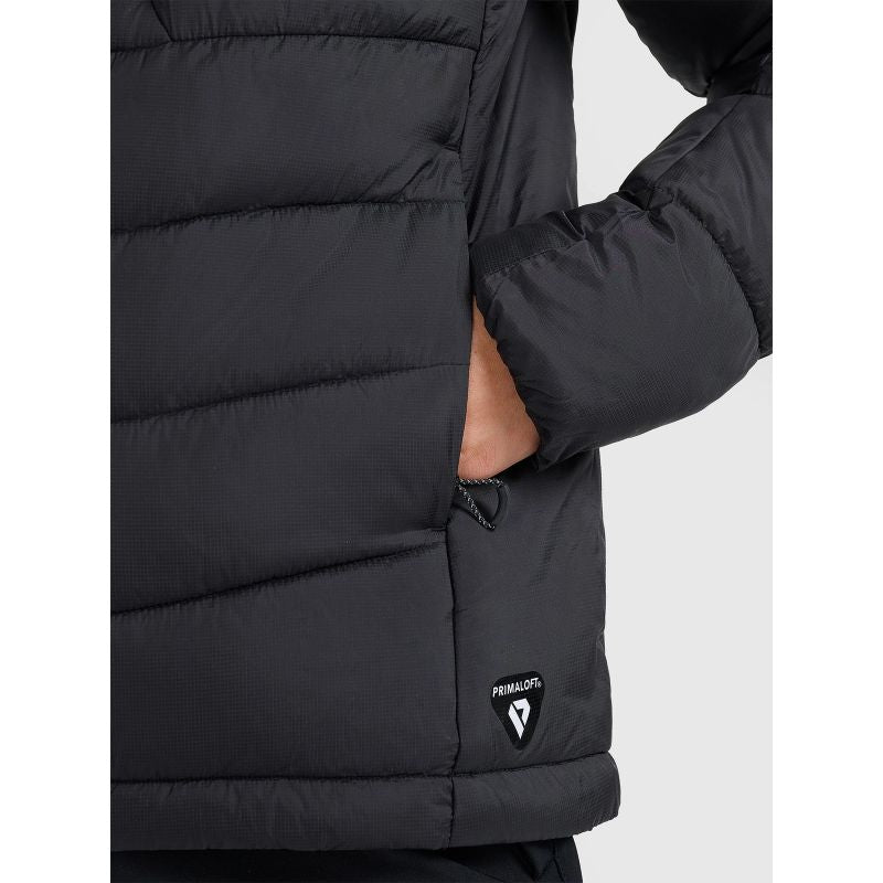 Women's down trekking with Primaloft Silver filling szürke női kabát 4FRAW25TDJAF0792-20S